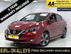 Red Used 2021 Nissan Leaf N-Connecta Hatchback | £9,995 (Fair price)