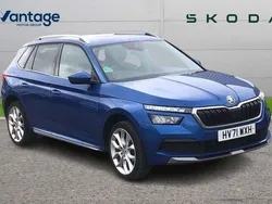 Race blue metallic Used 2021 Skoda Kamiq SE L SUV | £11,990 (Fair price)
