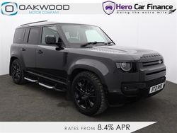 Black Used 2021 Land Rover Defender HSE Dynamic SUV | £57,998 (A bit pricey)