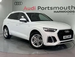 White Used 2022 Audi Q5 S-Line SUV | £31,490 (Fair price)