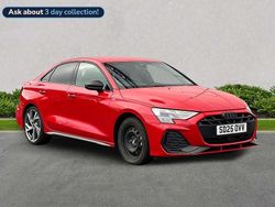 Red Used 2025 Audi A3 Black Edition Sedan | £30,872 (Expensive)