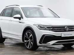 White Used 2022 VW Tiguan R-line SUV | £29,674 (Fair price)