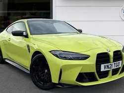 Yellow Used 2021 BMW M4 Competition Edition Coupe | £47,806 (Good price)