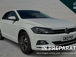Pure white Used 2021 VW Polo Match Hatchback | £14,631 (Fair price)