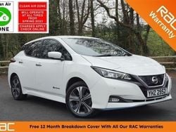 White Used 2021 Nissan Leaf Tekna Hatchback | £10,990 (Fair price)