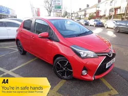 Red Used 2016 Toyota Yaris Design Hatchback | £9,666 (A bit pricey)