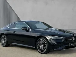 Obsidian black metallic Used 2025 Mercedes CLE300 AMG Line Premium Plus Coupe | £53,890 (Fair price)