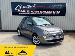 Grey Used 2014 Fiat 500 Lounge Hatchback | £3,690 (Fair price)