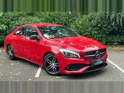 Solid jupiter red Used 2017 Mercedes 180 AMG line Sedan | £12,450 (Super price)