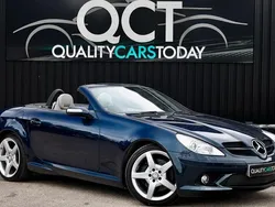 Blue Used 2005 Mercedes SLK350 Cabriolet | £5,995 (Expensive)