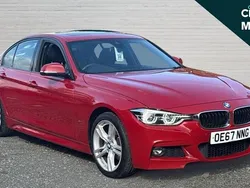 Red Used 2017 BMW 330e M Sport Sedan | £12,695 (Fair price)
