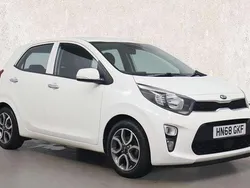 White Used 2018 Kia Picanto 3 Hatchback | £9,991 (Fair price)