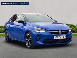 Blue Used 2022 Vauxhall Corsa Ultimate Hatchback | £13,680 (Fair price)