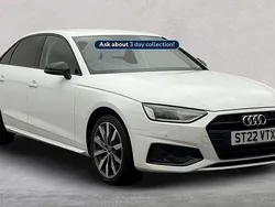 White Used 2022 Audi A4 Sport Sedan | £23,839 (Fair price)