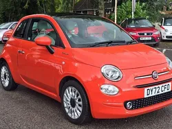 Orange Used 2022 Fiat 500 Dolcevita Hatchback | £11,495 (Fair price)