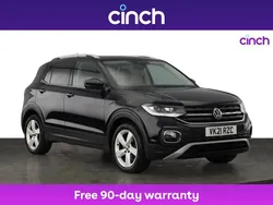 Black Used 2021 VW T-Cross SEL SUV | £14,789 (Fair price)