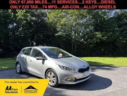 Silver Used 2013 Kia Ceed 2 Hatchback | £4,995 (Fair price)