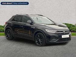 Black Used 2022 VW T-Roc R-line SUV | £21,389 (Fair price)