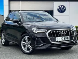 Black Used 2020 Audi Q3 S-Line SUV | £21,989 (Fair price)