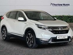 Platinum white Used 2020 Honda CR-V Hybrid SUV | £20,780 (Good price)