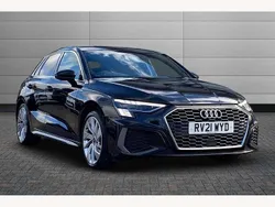 Mythos black Used 2021 Audi A3 S-Line Hatchback | £19,250 (Fair price)