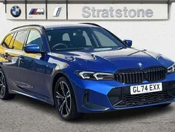 Blue Used 2024 BMW 320 M Sport Estate | £35,395 (Expensive)