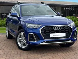 Blue Used 2024 Audi Q5 S-Line SUV | £37,980 (Fair price)