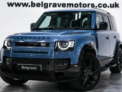 Tasman blue Used 2023 Land Rover Defender Dynamic SUV | £61,980 (Fair price)