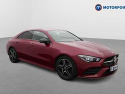 Red Used 2022 Mercedes CLA200 AMG Line Premium Coupe | £24,099 (Fair price)