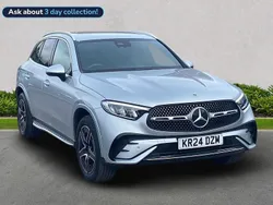 Silver Used 2024 Mercedes GLC300e AMG line Estate | £42,930 (A bit pricey)
