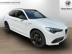 White Used 2021 Alfa Romeo Stelvio Ti SUV | £30,995