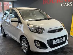 White Used 2014 Kia Picanto 2 Hatchback | £5,461 (Fair price)