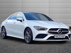 Digital white Used 2020 Mercedes CLA200 AMG Line Premium Plus Sedan | £22,990 (Expensive)