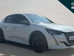 White Used 2021 Peugeot 208 Premium Hatchback | £15,358 (Fair price)