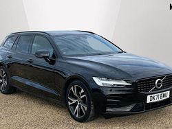 Black Used 2021 Volvo V60 R-Design Estate | £21,458 (Fair price)