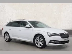 White Used 2022 Skoda Superb SE L Estate | £20,780 (Fair price)
