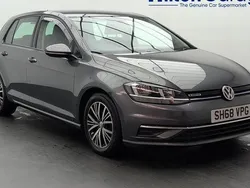 Grey Used 2018 VW Golf VII SE Hatchback | £16,200 (Fair price)