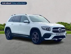 White Used 2022 Mercedes GLB220 AMG Line Premium SUV | £28,599 (Fair price)