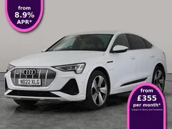 White Used 2022 Audi e-tron S-Line SUV | £24,546 (Fair price)