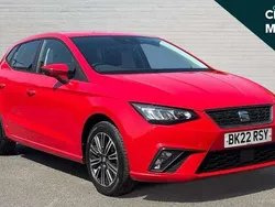 Red Used 2022 Seat Ibiza SE Technology Hatchback | £13,579 (Fair price)