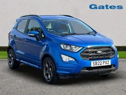 Blue Used 2022 Ford Ecosport ST-Line SUV | £13,499 (A bit pricey)
