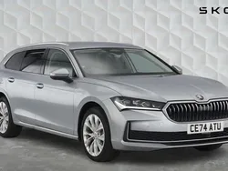 Pebble silver metallic Used 2024 Skoda Superb SE L Estate | £28,683 (Expensive)