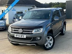 Grey Used 2015 VW Amarok Highline Pickup | £17,995 (A bit pricey)