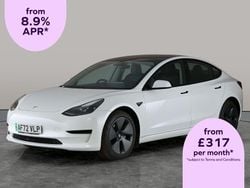 White Used 2022 Tesla Model 3 RWD Sedan | £20,785 (Fair price)