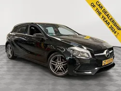 Black Used 2018 Mercedes A160 AMG line Hatchback | £10,399 (Fair price)