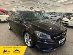 Purple Used 2014 Mercedes CLA220 AMG Sedan | £8,000 (Fair price)