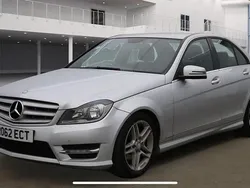 Silver Used 2012 Mercedes C250 AMG Sedan | £8,195 (Fair price)