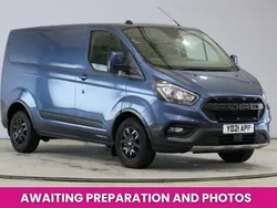 Blue Used 2021 Ford Transit Custom Van | £12,494 (Good price)