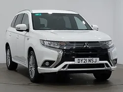 White Used 2021 Mitsubishi Outlander P-HEV SUV | £16,998 (A bit pricey)