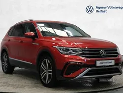 Red Used 2022 VW Tiguan Allspace Elegance SUV | £26,950 (Fair price)